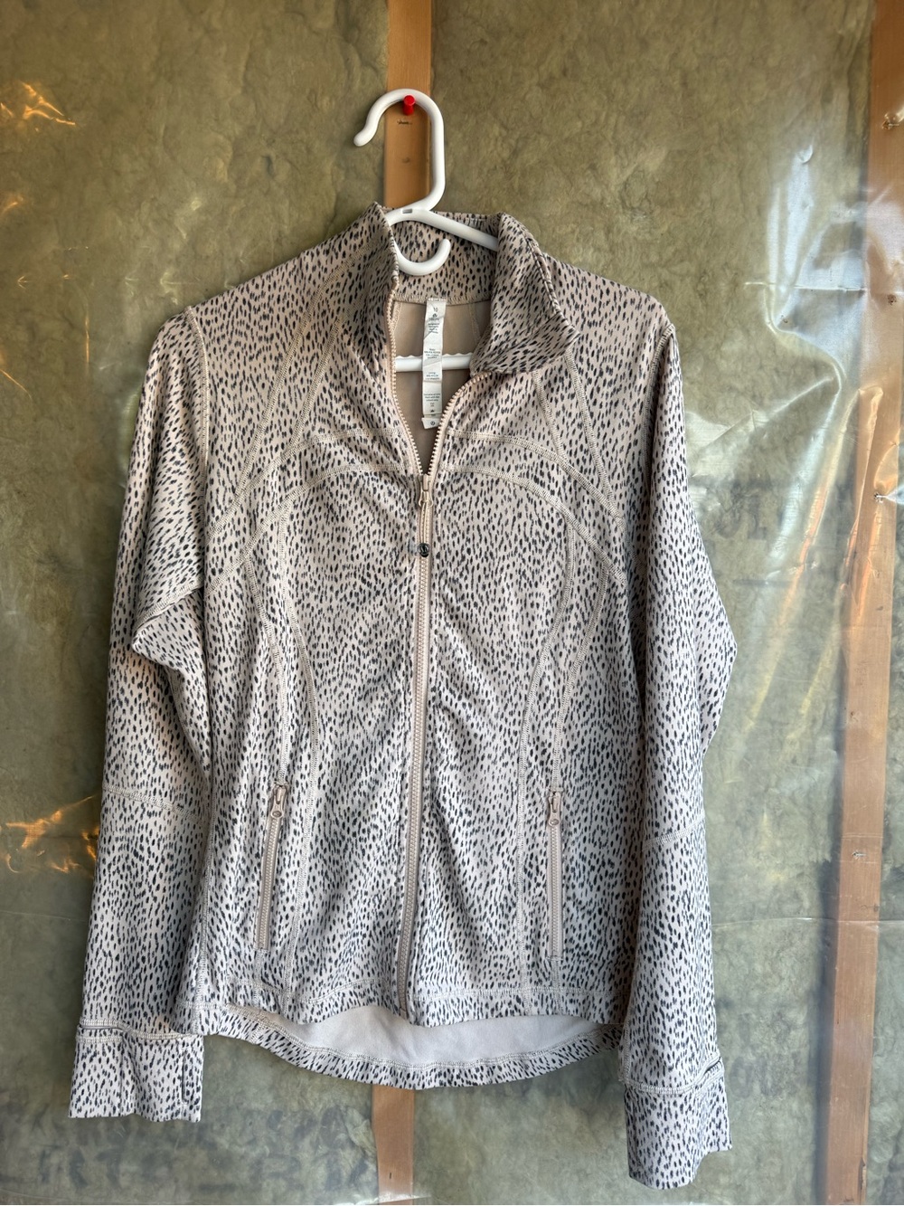 lululemon athletica Light Gray Speckle Full-Zip Utility Jacket